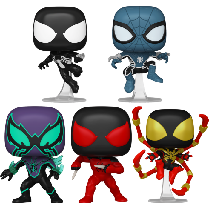 Funko Pop! Marvel: Spider-Man Comics - Web of Heroes - Bundle (Set of 5) - Pop Basement