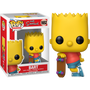 Funko Pop! The Simpsons - Bart with Skateboard #1652 - Pop Basement