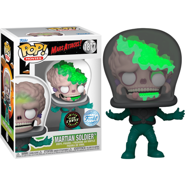 Funko Pop! Mars Attacks - Martian Soldier #1877 - Chase Chance