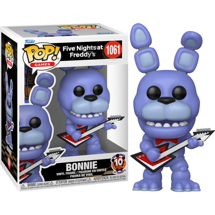 Funko Pop! Five Nights at Freddy's: 10th Anniversary - Bonnie with Guitar #1061