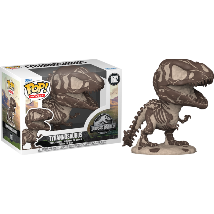 Funko Pop! Jurassic World - Tyrannosaurus Fossil #1682 - Pop Basement