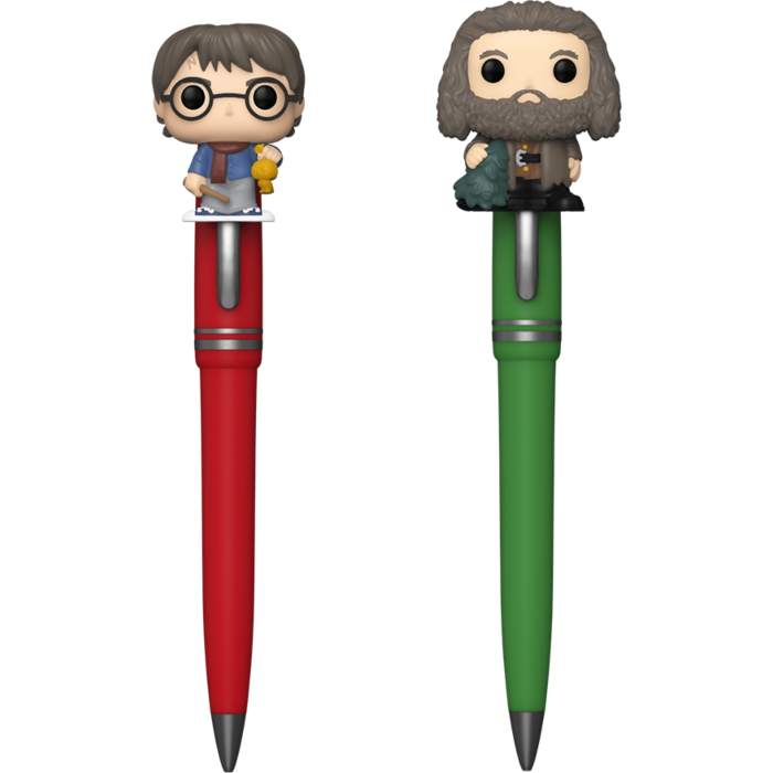 Funko Pop! Harry Potter - Harry & Hagrid - Pen Topper - 2-Pack - Pop Basement