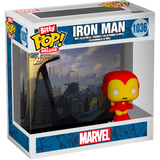 Funko Pop! Iron Man - Iron Man (Avengers Tower) Deluxe #1036 - Pop Basement