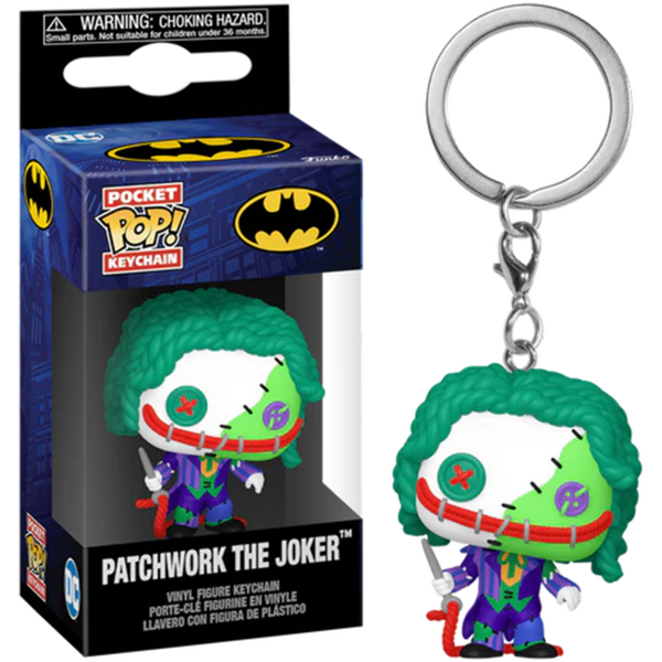 Funko Pocket Pop! Keychain - DC Comics - Patchwork The Joker - Pop Basement