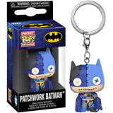 Funko Pocket Pop! Keychain - DC Comics - Patchwork Batman - Pop Basement