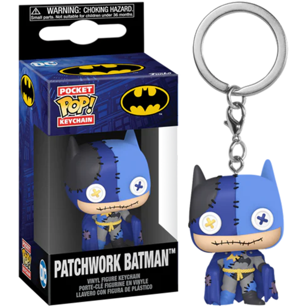 Funko Pocket Pop! Keychain - DC Comics - Patchwork Batman - Pop Basement