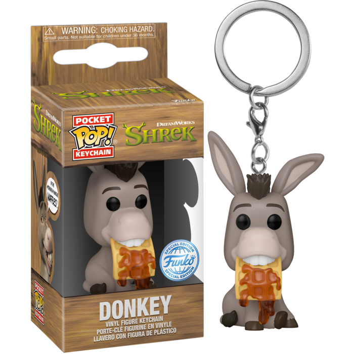 Funko Pocket Pop! Keychain - Shrek - Donkey DreamWorks 30th Anniversary