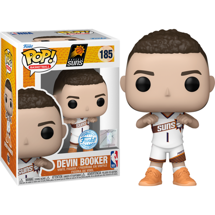 Funko Pop! NBA: Basketball - Devin Booker Phoenix Suns #185 - Pop Basement