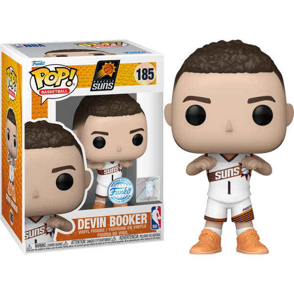 Funko Pop! NBA: Basketball - Devin Booker Phoenix Suns #185 - Pop Basement