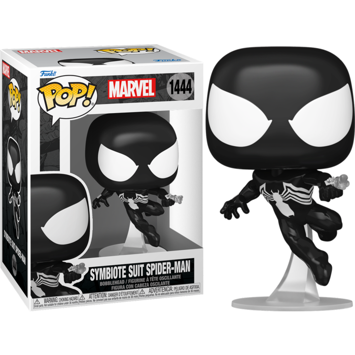 Funko Pop! Marvel: Spider-Man Comics - Symbiote Suit Spider-Man #1444 - Pop Basement