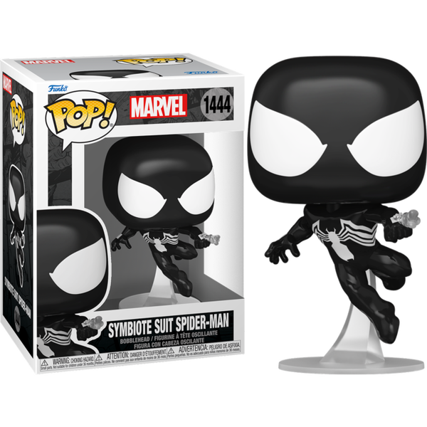 Funko Pop! Marvel: Spider-Man Comics - Symbiote Suit Spider-Man #1444 - Pop Basement