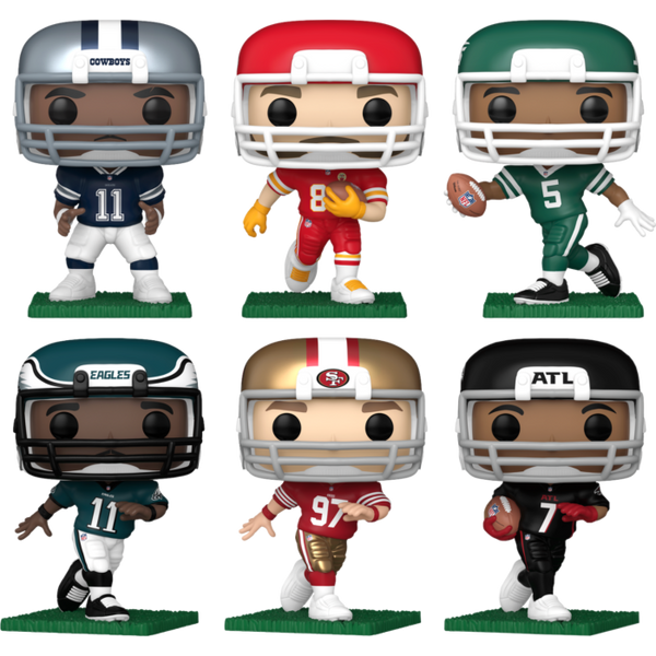 Funko Pop! NFL Football - Dagger Play - Bundle (Set of 6)