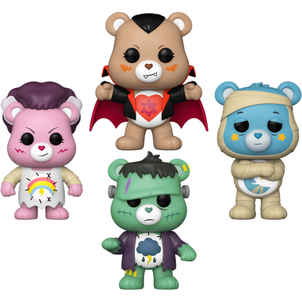 Funko Pop! Care Bears x Universal Monsters - Dress Up - Bundle (Set of 4) - Pop Basement