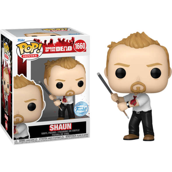 Funko Pop! Shaun of the Dead - Shaun with Pool Cue #1660