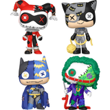 Funko Pop! DC Comics - Patchwork Stitch Up - Bundle (Set of 4) - Pop Basement