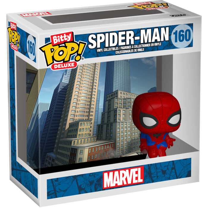 Funko Pop! Spider-Man - Spider-Man Deluxe #160 - Pop Basement