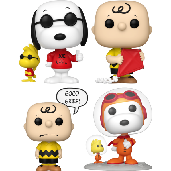 Funko Pop! Peanuts - Good Grief, Charlie Brown - Bundle (Set of 4)