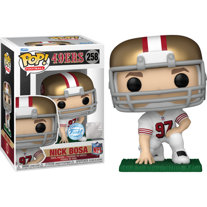 Funko Pop! NFL: San Francisco 49ers - Nick Bosa #258 - Pop Basement