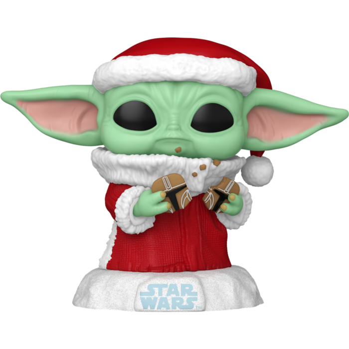 Funko Pop! Star Wars: The Mandalorian - Grogu with Cookies (Holiday) #747 - Pop Basement