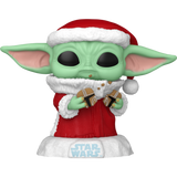 Funko Pop! Star Wars: The Mandalorian - Grogu with Cookies (Holiday) #747 - Pop Basement