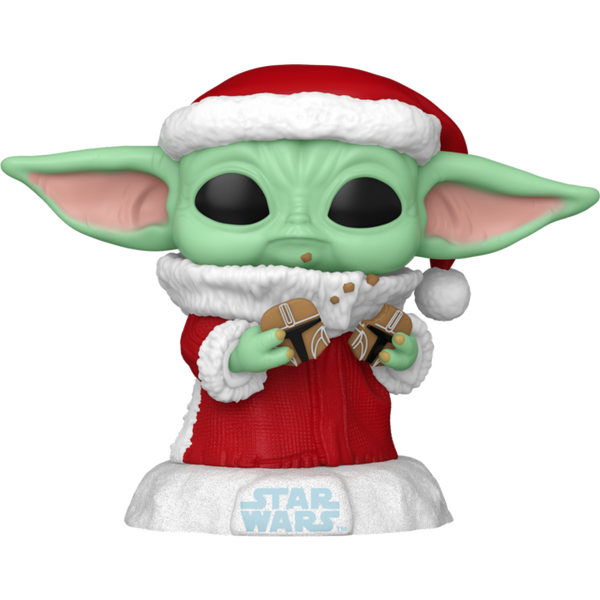 Funko Pop! Star Wars: The Mandalorian - Grogu with Cookies (Holiday) #747 - Pop Basement