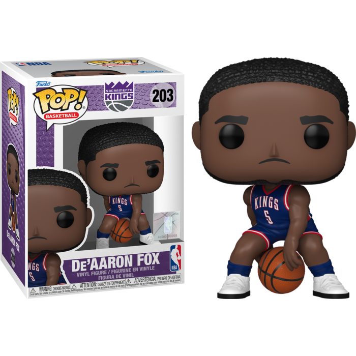 Funko Pop! NBA Basketball - De'Aaron Fox Sacramento Kings 2024 City Edition #203