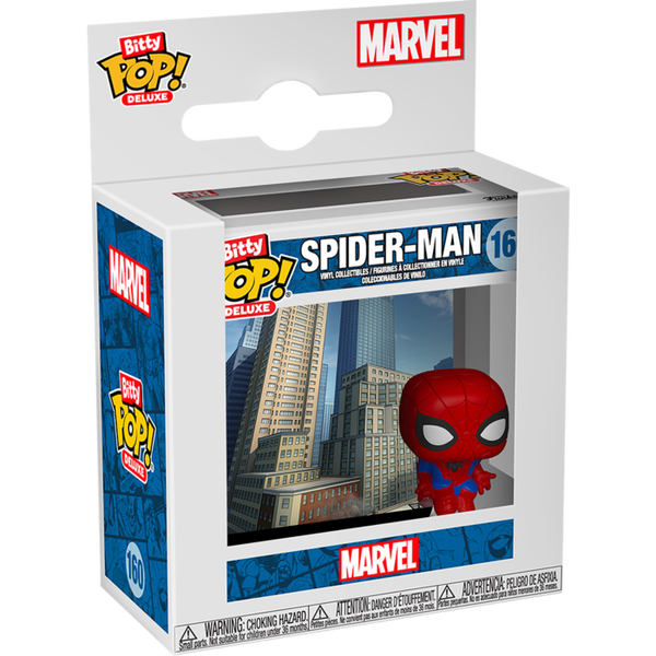 Funko Pop! Spider-Man - Spider-Man Deluxe #160 - Pop Basement