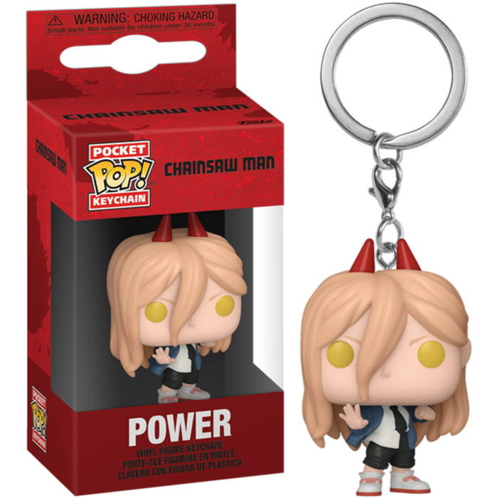 Funko Pocket Pop! Keychain - Chainsaw Man - Power - Pop Basement