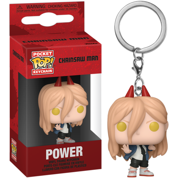 Funko Pocket Pop! Keychain - Chainsaw Man - Power - Pop Basement