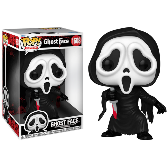 Funko Pop! Scream - Ghostface with Knife 10" #1608 - Pop Basement