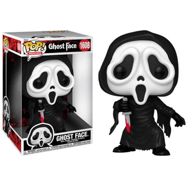 Funko Pop! Scream - Ghostface with Knife 10" #1608 - Pop Basement