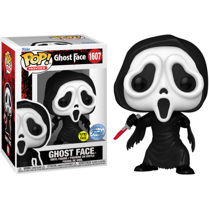 Funko Pop! Scream - Ghostface with Knife Glow in the Dark #1607 - Pop Basement