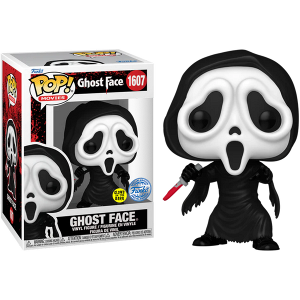 Funko Pop! Scream - Ghostface with Knife Glow in the Dark #1607 - Pop Basement