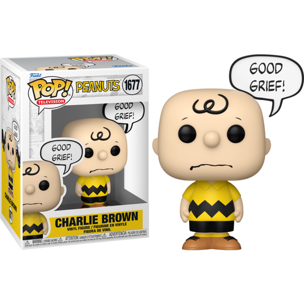 Funko Pop! Peanuts - Charlie Brown (Good Grief) #1677