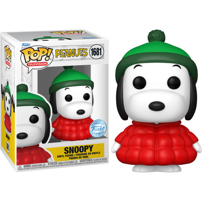 Funko Pop! Peanuts - Snoopy in Coat #1681 - Chase Chance