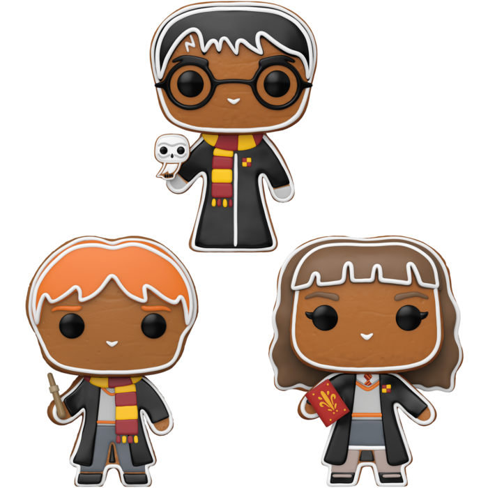 Funko Pop! Harry Potter - Holiday Gingerbread - Bundle (Set of 3) - Pop Basement