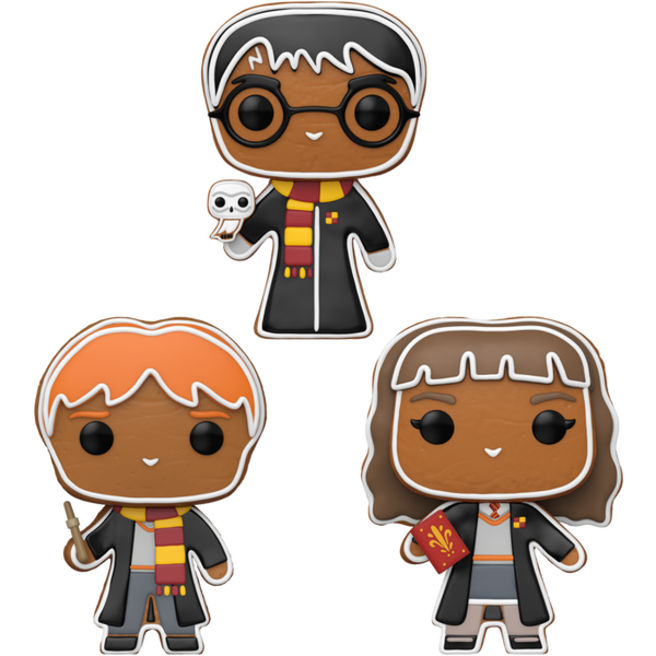 Funko Pop! Harry Potter - Holiday Gingerbread - Bundle (Set of 3) - Pop Basement