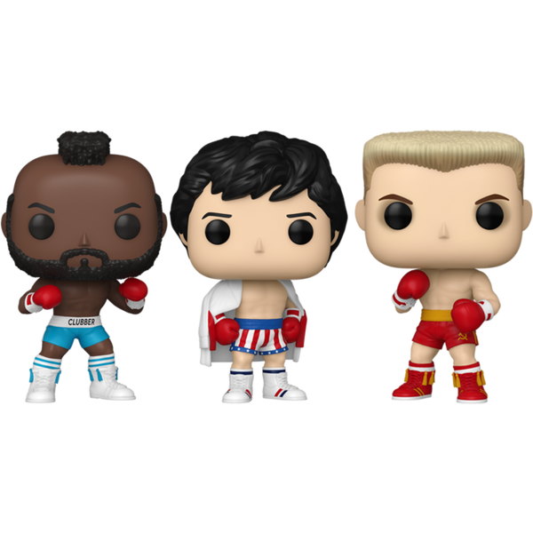 Funko Pop! Rocky - Go The Distance - Bundle (Set of 3)