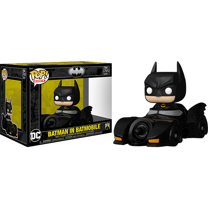 Funko Pop! Rides - Batman - Batman in Batmobile (1989) 85th Anniversary #522 - Pop Basement