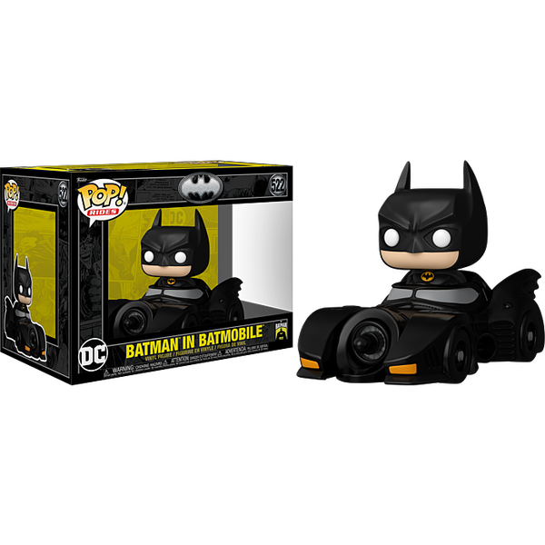 Funko Pop! Rides - Batman - Batman in Batmobile (1989) 85th Anniversary #522 - Pop Basement