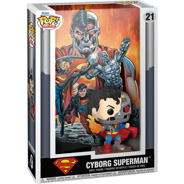 Funko Pop! Comic Covers - DC Comics: Reign of the Supermen - Cyborg Superman #21