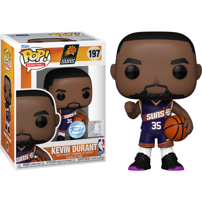 Funko Pop! NBA Basketball: Suns - Kevin Durant #197 - Pop Basement