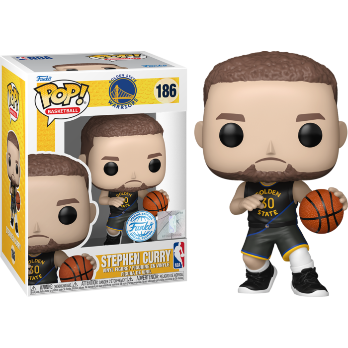 Funko Pop! NBA Basketball: Warriors - Stephen Curry (23-24 Statement) #186 - Pop Basement