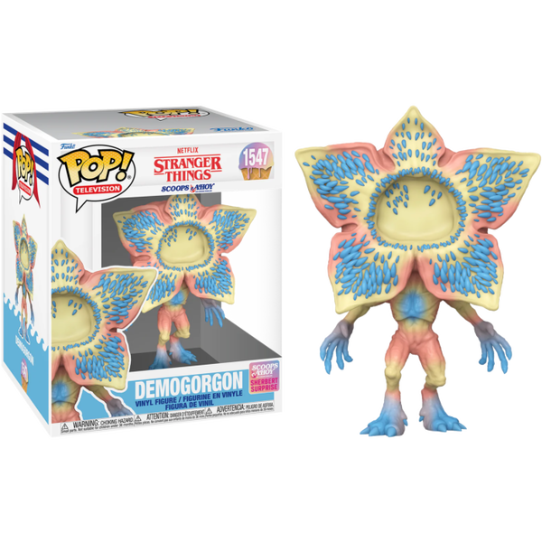 Funko Pop! Stranger Things: Season 4 - Demogorgon (Scoops Ahoy) Super Sized 6" #1547 - Pop Basement