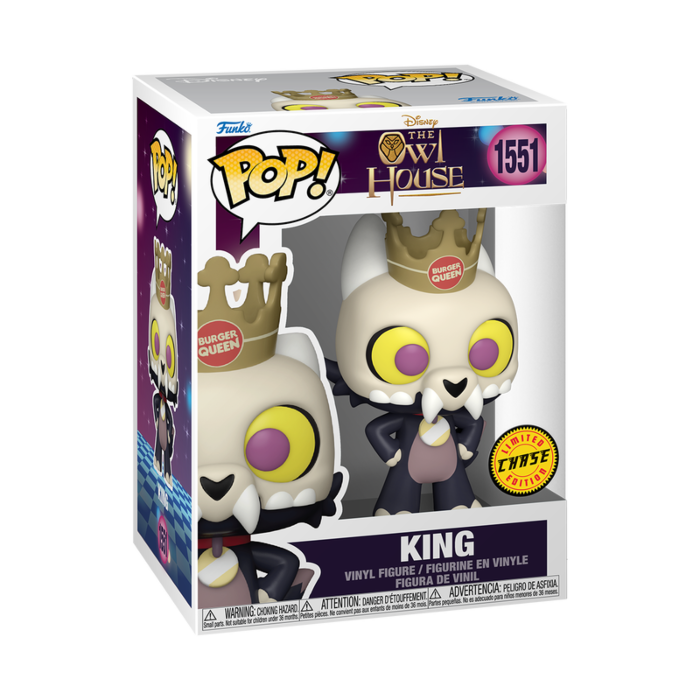 Funko Pop! The Owl House - King Clawthorne #1551 - Chase Chance