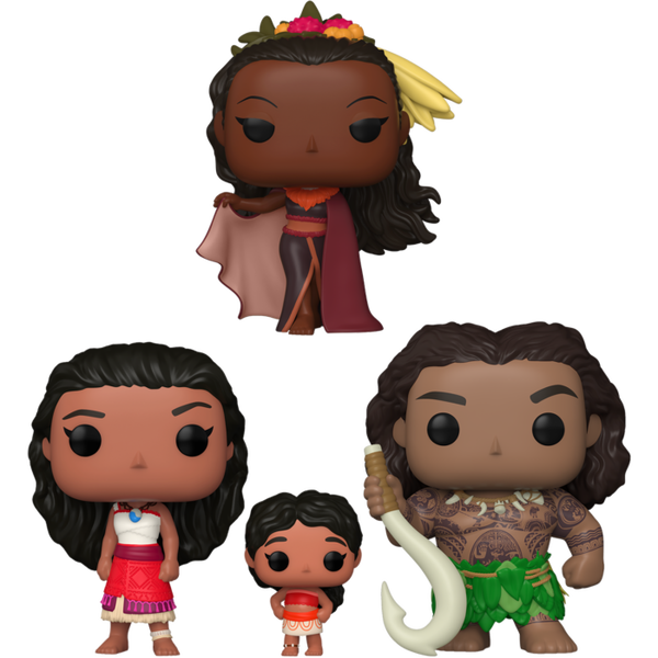 Funko Pop! Moana 2 - Wayfinder - Bundle (Set of 3) - Pop Basement