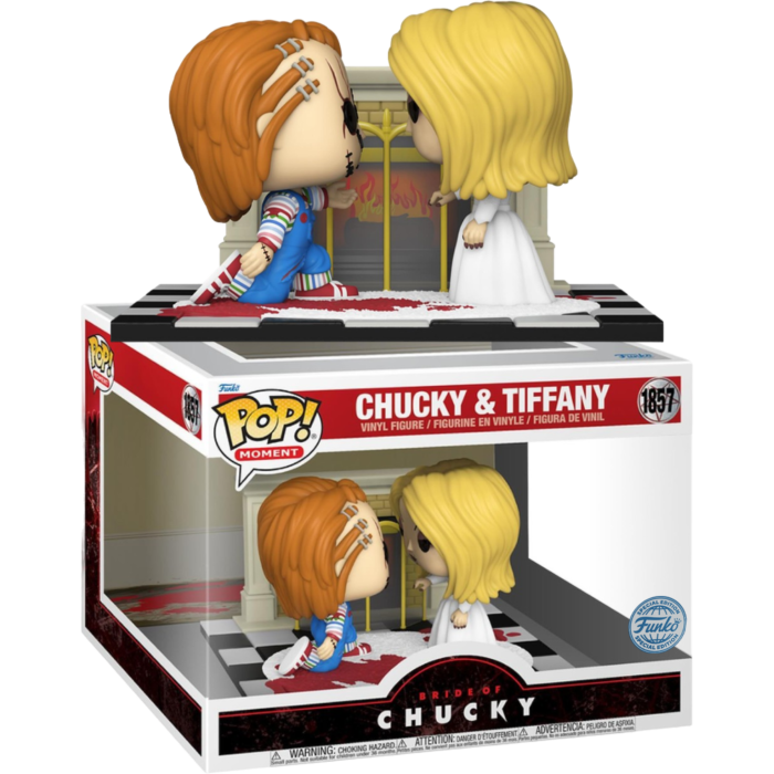 Funko Pop! Moment - Bride of Chucky - Chucky & Tiffany #1857 - Pop Basement