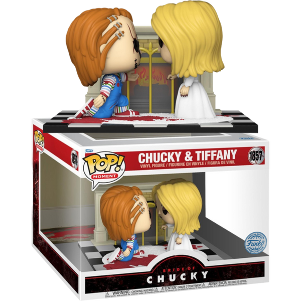 Funko Pop! Moment - Bride of Chucky - Chucky & Tiffany #1857 - Pop Basement