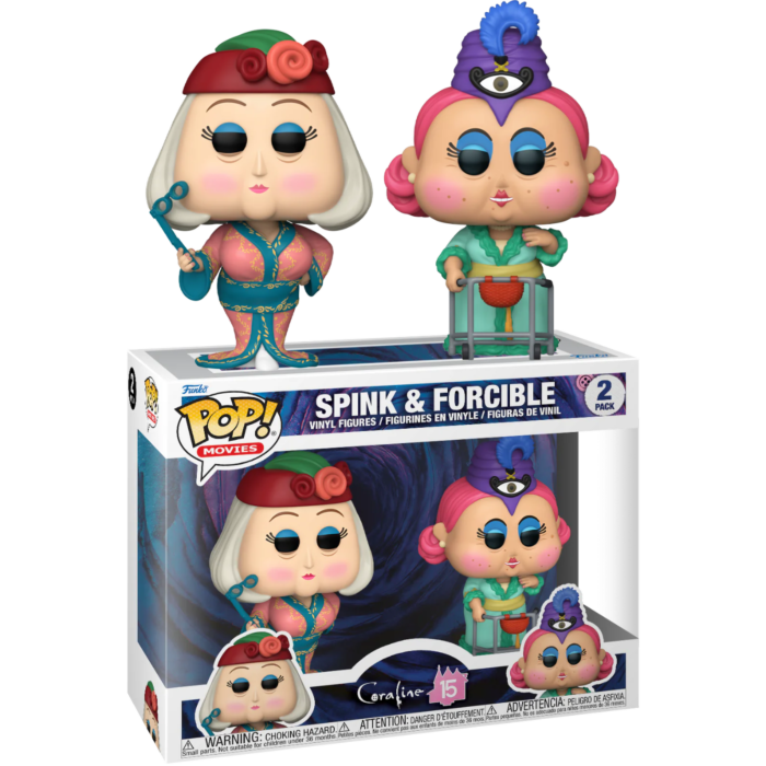 Funko Pop! Coraline: 15th Anniversary - Spink & Forcible - 2-Pack - Pop Basement