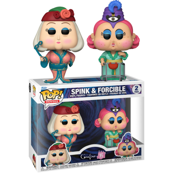 Funko Pop! Coraline: 15th Anniversary - Spink & Forcible - 2-Pack - Pop Basement